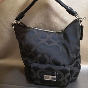 Coach Kristin Opt Art Sateen Hobo Bag